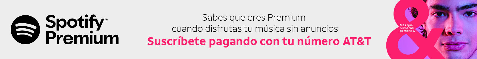 Suscríbete a Spotify Premium con tu número AT&T y accede a tu música favorita sin límites