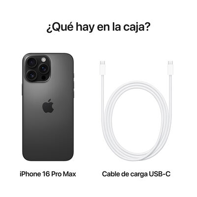 IPHONE 16 PRO MAX 512GB TITANIO NEGRO ATT