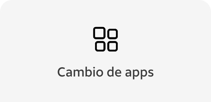 cambio de apps