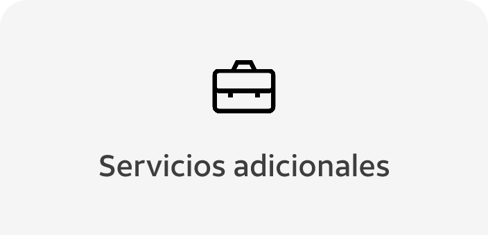 servicios adicionales